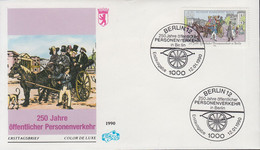 Berlin Mi Nr.861 - FDC  250 Jahre Öffentlicher Personenverkehr In Berlin - 1981-1990