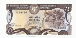 CYPRUS - 1 Pound 1. 10. 1988. P53a, UNC. (CY007) - Chipre