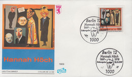 Berlin Mi Nr.857 - FDC  100.Geburtstag Hannah Höch - Kunst - 1981-1990