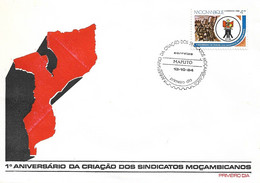 MOZAMBIQUE 1984 Labour Association FDC - Mozambique