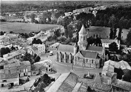 79-ECHIRE- L'EGLISE ET LA PLACE VUE DU CIEL - Andere & Zonder Classificatie