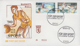 Berlin Mi Nr.864+865 - FDC Sporthilfe - Für Den Sport - Beliebte Sportarten - 1981-1990