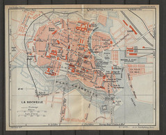 CARTE PLAN 1931 - LA ROCHELLE - DOUANE - HALTE De La TROMPETTE - PLAGE DU MAIL - TRAMWAYS - Topographical Maps