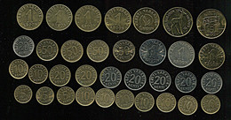 Estonia Circulated Kroon And Sent Coins Full Set, 34 Coins 1991-2008 - Estonia