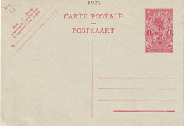 RUANDA-URUNDI   ENTIER POSTAL/GANZSACHE/POSTAL STATIONERY CARTE - Entiers Postaux