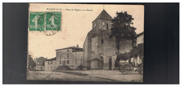 MAUZE * PLACE DE L'EGLISE ET LA MAIRIE * - Mauze Sur Le Mignon