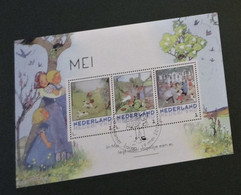 Nederland - NVPH - 3012-D54 - Velletje Met 3 Zegels - 2015 - Persoonlijk Gebruikt - Rie Cramer - Tekeningen - Mei - Persoonlijke Postzegels
