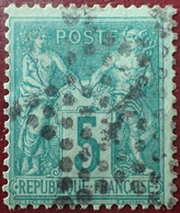 R1311/1089 - SAGE TYPE II N°75 ►►►CACHET DU JOUR DE L'AN ►►► ETOILE N°4 DE PARIS - 1876-1898 Sage (Type II)