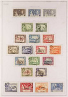 1854-1963 FINE USED COLLECTION. On 3 Album Pages We See A Small Selection Of India QV Stamps Used In Aden, 1938-48 KGVI  - Aden (1854-1963)