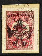 1913 20pa Rose-carmine Overprinted 'Behie' With Local Double Headed Eagle OVERPRINT INVERTED Variety (SG 13 Var, Michel  - Albanië