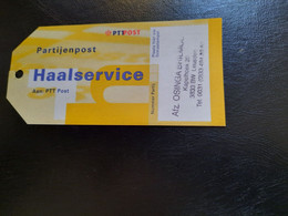 Pakketzegel Partijenpost PTT Haalservice - Postal Stationery