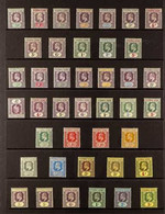 1903-12 KEVII MINT ONLY COLLECTION Presented On A Protective Page That Includes 1903 CA Wmk Set To 5s (SG 73/84), 1904-0 - Sierra Leone (...-1960)