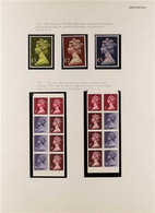 1963-1981 NEVER HINGED MINT COLLECTION IN AN ALBUM With 1963-68 2s6d And 5s "Castles" In Complete Sheets And Plate Numbe - Autres & Non Classés