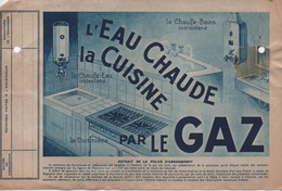 2 Factures GAZ/ Avec Publicités Eau Chaude Cuisine & Chauffage/Gaz Banlieue Paris/BOULOGNE/ Lerouge/ 1943    GEF69 - Electricidad & Gas