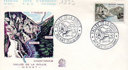 France 1239 Fdc Vallée De La Sioule - Géographie