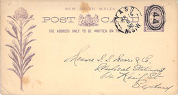 1896, Illustrated Postcard One Cent Number Stamp 44 - Lettres & Documents