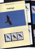 Ungarn/Hungary 1983 WWF Greifvögel II/Birds Of Prey II Komplettes Kapitel 3 **, 3 FDC, 3 MK + 3 Blatt Beschreibung - Verzamelingen & Reeksen