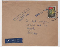 TURKEY -CYPRUS   TO  ISTANBUL  1975 USED COVER - Storia Postale