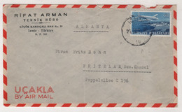 TURKEY -IZMIR TO GERMANY ,USED  COVER - Brieven En Documenten