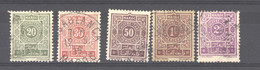 Maroc  -  Taxes  :  Yv   30-34  (o) - Timbres-taxe