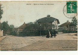 MOURS - Mairie Et Route De L'Isle Adam - Mours