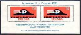 POLAND 1961 Poznan "Intermess II" Block MNH / **  Michel Block 25 - Blocs & Feuillets