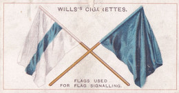 40 Flags Used For Signal - Signalling Series 1911 - Wills Cigarette Card - Original Antique - Alphabet - Military - Navy - Wills