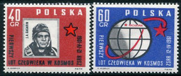 POLAND 1961 First Manned Space Flight MNH / **.  Michel 1226-27 - Ungebraucht