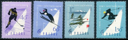 POLAND 1961 Winter Spartakiad MNH / **.  Michel 1221-24 - Unused Stamps