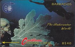 Barbados - BAR-8C - Under Water - Old Logo - 8CBDC - Barbados (Barbuda)