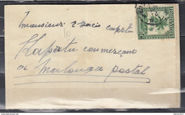 Briefstuk Van Belgisch Congo Naar Malanga Postal - Storia Postale