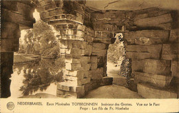 035 668 - CPA - Belgique - Nederbrakel - Eaux Minérales Topbronnen - Parc - Intérieur Des Grottes - Brakel