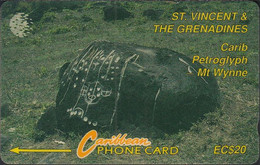 St.Vincent & Grenadinen - STV-7B - Carib Petroglyph - 7CSVB - Saint-Vincent-et-les-Grenadines