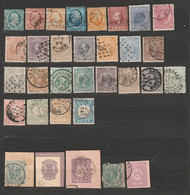 Niederlande Alte Briefmarken Und Postkartenausschnitte Aus Französischem Alten Album Timbres - Poste - Sammlungen