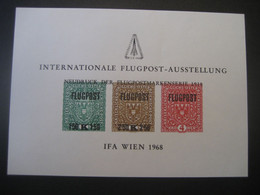 Österreich- Nachdruck Von Der Internationalen Flugpost-Ausstellung Wien, IFA 1968 - Ensayos & Reimpresiones