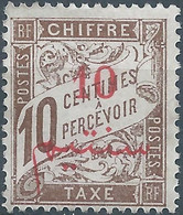 Morocco,France Maroc (old Colonies And Protectorates)Chiffre TAXE,TAX, 10 Centimos,Mint - Timbres-taxe