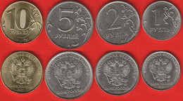 Russia Set Of 4 Coins: 1 - 10 Roubles 2021 UNC - Russia