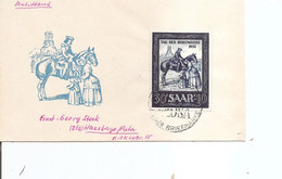 Sarre - Journée Du Timbre 1952 ( FDC De 1952 à Voir) - FDC