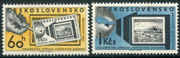 CZECHOSLOVAKIA 1960 National Stamp Exhibition MNH / **.  Michel 1209-10 - Unused Stamps