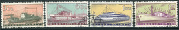 CZECHOSLOVAKIA 1960 Ships Used.  Michel 1179-82 - Gebraucht