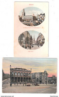 TWO BRISTOL POSTCARDS MUSEUM ART GALLERY & ANOTHER CARD BOTH USED + STAMPS - Bristol