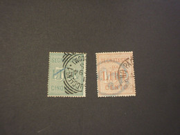 ITALIA REGNO - SEGNATASSE - 1884 CIFRA  2 VALORI - TIMBRATO/USED - Postage Due