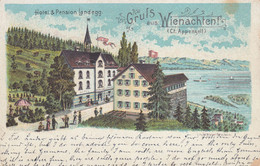 Suisse - Hôtel - Wienachten - Hôtel Pension Landegg - Circulée 13/08/1903 - Animé - Litho - Sion