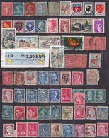 France Selection Of 64 Used Stamps ( D986 ) - Colecciones