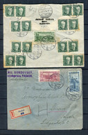 Tschechoslowakei / 1934 / 2 Reco-Briefe Jeweils Mit Umfangreicher Frankatur (4659) - Briefe U. Dokumente