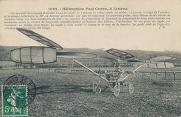 Lisieux (14 Calvados) Essai De L'hélicoptère De Paul Cornu Inventeur De L'hélicoptère (et Mort à Lisieux) Circulée 1908 - Lisieux