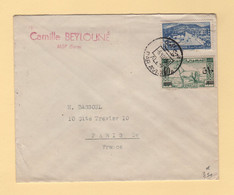 Syrie - Alep - 1950 - Par Avion Destination France - Syrie