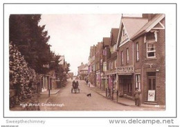 RP CROWBOROUGH HIGH STREET HORSE & CART PHOTO POSTCARD Sussex Nr ROYAL TUNBRIDGE WELLS MARESFIELD - Andere & Zonder Classificatie