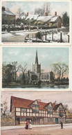 STRATFORD ON AVON LOT 3 CARTES - Stratford Upon Avon