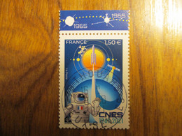 2021 CNES 60 ème Anniversaire Oblitéré Premier Jour Cachet Rond 08/10/2021 - Oblitérés